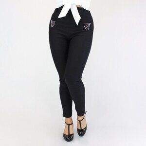 Pin Up Pants, Spiderweb Cigarette Pants